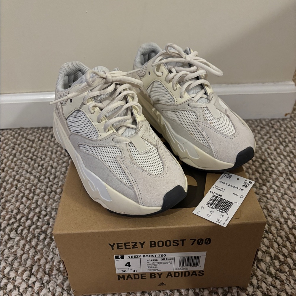 Adidas Yeezy Boost 700 in Cream and Gray